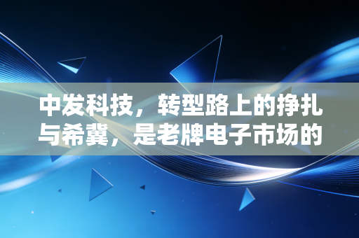 中发科技，转型路上的挣扎与希冀，是老牌电子市场的涅槃重生还是资本市场的寂寞独舞？