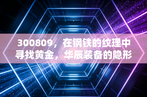300809，在钢铁的纹理中寻找黄金，华辰装备的隐形冠军突围战