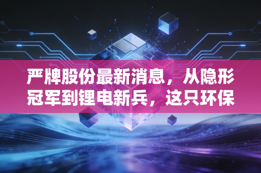 严牌股份最新消息,从隐形冠军到锂电新兵,这只环保股能否穿越周期?