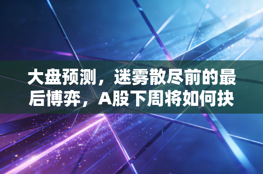 大盘预测，迷雾散尽前的最后博弈，A股下周将如何抉择？