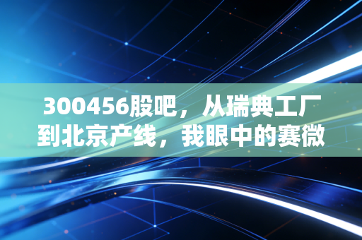 300456股吧，从瑞典工厂到北京产线，我眼中的赛微电子到底值不值得守？
