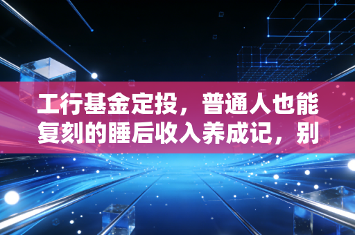 工行基金定投,普通人也能复刻的睡后收入养成记,别再傻傻存死期了!