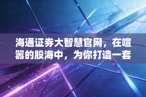 海通证券大智慧官网，在喧嚣的股海中，为你打造一套专属的雷达系统