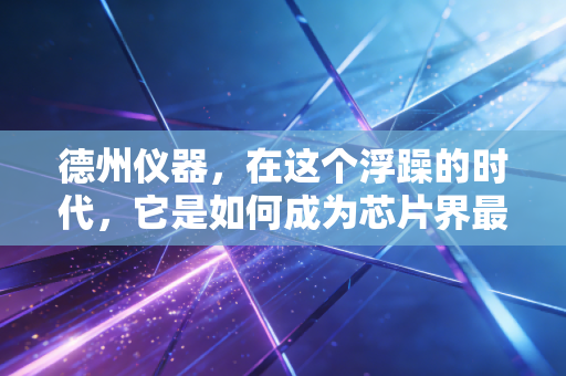 德州仪器,在这个浮躁的时代,它是如何成为芯片界最稳的现金奶牛的?