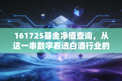 161725基金净值查询，从这一串数字看透白酒行业的跌宕起伏与投资智慧