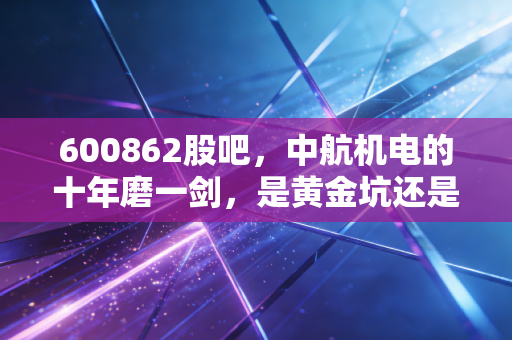 600862股吧,中航机电的十年磨一剑,是黄金坑还是价值陷阱?