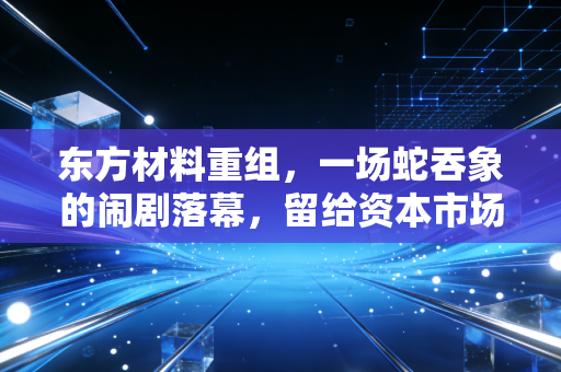 东方材料重组，一场蛇吞象的闹剧落幕，留给资本市场的一地鸡毛与深刻反思