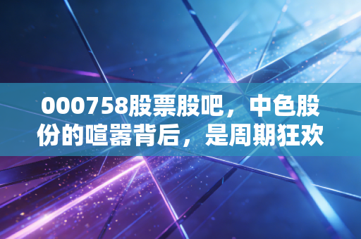 000758股票股吧,中色股份的喧嚣背后,是周期狂欢还是价值洼地?