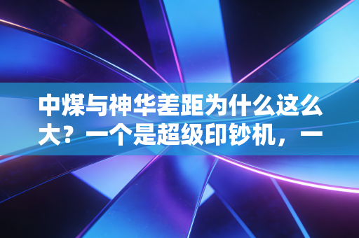 中煤与神华差距为什么这么大？一个是超级印钞机，一个是辛苦挖煤人