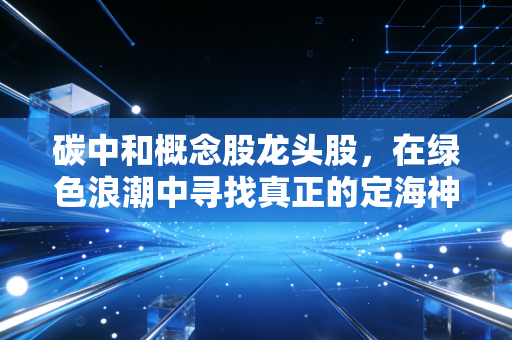 碳中和概念股龙头股，在绿色浪潮中寻找真正的定海神针