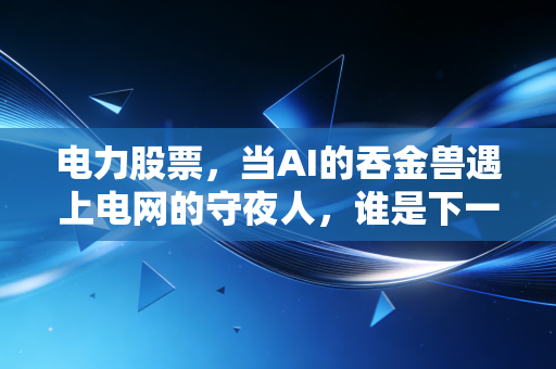 电力股票,当AI的吞金兽遇上电网的守夜人,谁是下一个万亿风口?