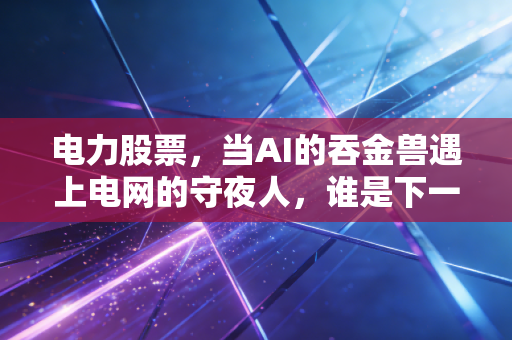 电力股票,当AI的吞金兽遇上电网的守夜人,谁是下一个万亿风口?