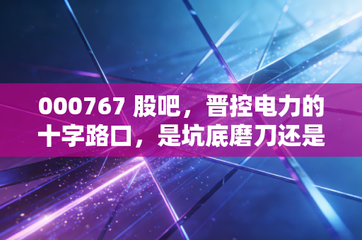000767 股吧,晋控电力的十字路口,是坑底磨刀还是风口起飞?