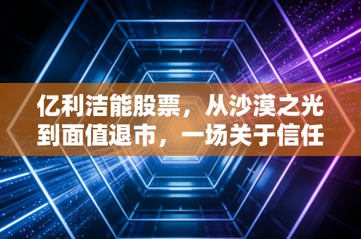 亿利洁能股票,从沙漠之光到面值退市,一场关于信任与风控的惨痛复盘