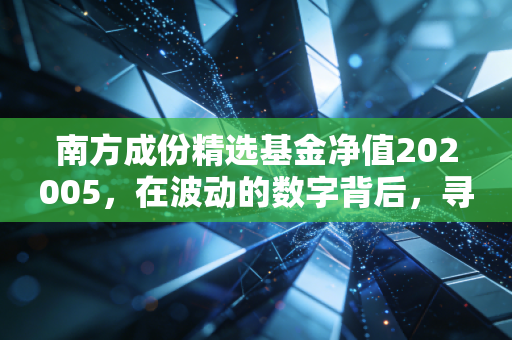 南方成份精选基金净值202005,在波动的数字背后,寻找长期主义的压舱石
