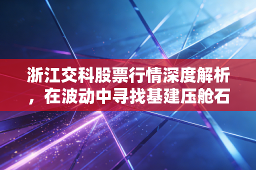 浙江交科股票行情深度解析,在波动中寻找基建压舱石的真实价值