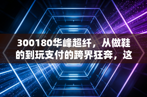 300180华峰超纤，从做鞋的到玩支付的跨界狂奔，这匹黑马还能跑多远？