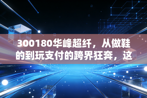 300180华峰超纤,从做鞋的到玩支付的跨界狂奔,这匹黑马还能跑多远?