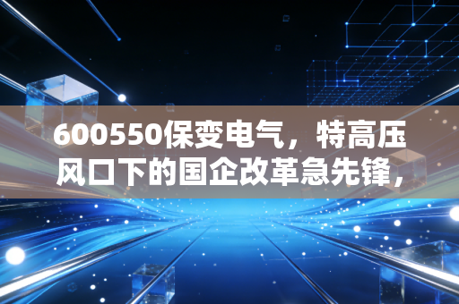 600550保变电气，特高压风口下的国企改革急先锋，是价值回归还是情绪博弈？