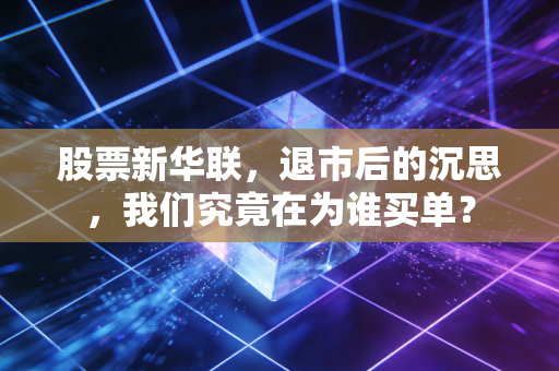 股票新华联,退市后的沉思,我们究竟在为谁买单?