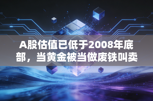 A股估值已低于2008年底部,当黄金被当做废铁叫卖时,我们该如何抉择?