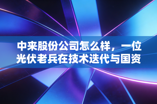 中来股份公司怎么样,一位光伏老兵在技术迭代与国资入局下的生存实录