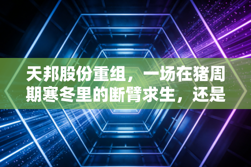 天邦股份重组，一场在猪周期寒冬里的断臂求生，还是绝地反击的豪赌？