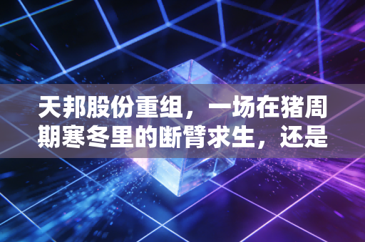 天邦股份重组，一场在猪周期寒冬里的断臂求生，还是绝地反击的豪赌？