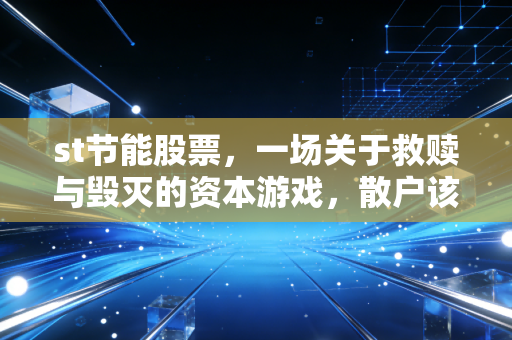 st节能股票,一场关于救赎与毁灭的资本游戏,散户该如何抉择?