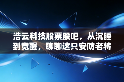 浩云科技股票股吧，从沉睡到觉醒，聊聊这只安防老将的翻身仗与散户心理战