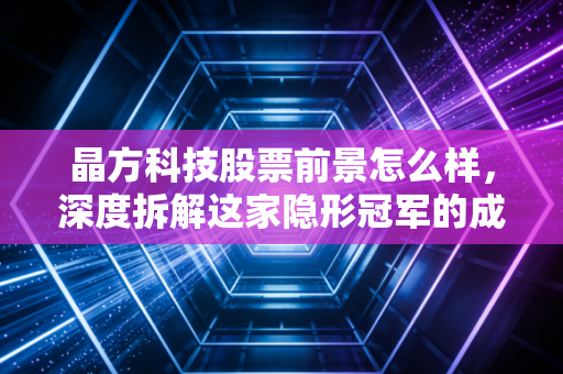 晶方科技股票前景怎么样，深度拆解这家隐形冠军的成色与未来