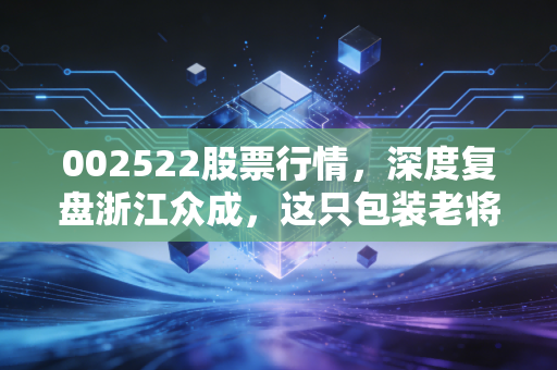 002522股票行情，深度复盘浙江众成，这只包装老将究竟是价值洼地还是平庸陷阱？