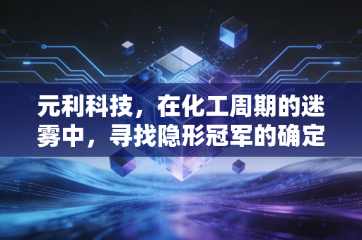 元利科技，在化工周期的迷雾中，寻找隐形冠军的确定性