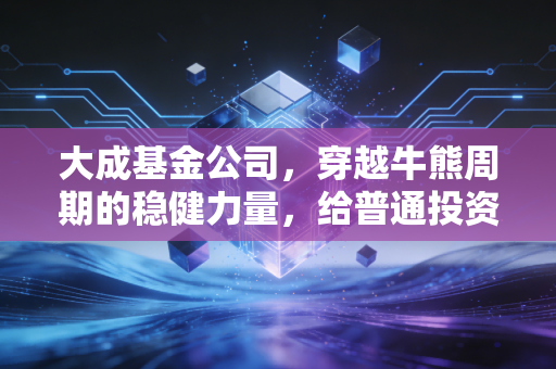 大成基金公司，穿越牛熊周期的稳健力量，给普通投资者的一点真心话