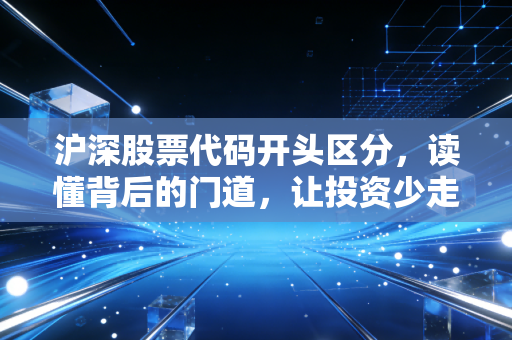 沪深股票代码开头区分，读懂背后的门道，让投资少走弯路