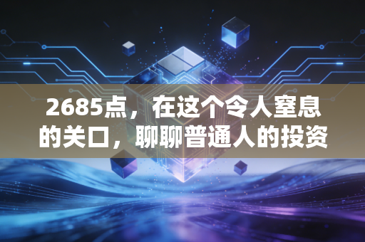 2685点，在这个令人窒息的关口，聊聊普通人的投资突围战
