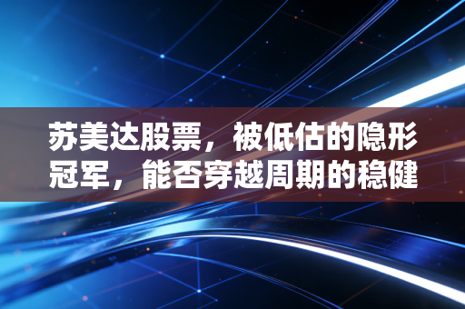 苏美达股票,被低估的隐形冠军,能否穿越周期的稳健选择?