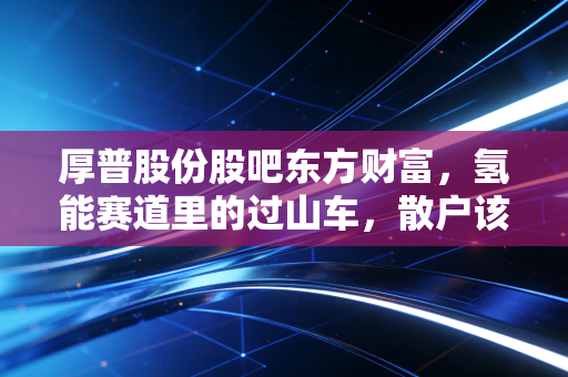 厚普股份股吧东方财富,氢能赛道里的过山车,散户该如何在喧嚣中寻找真相?