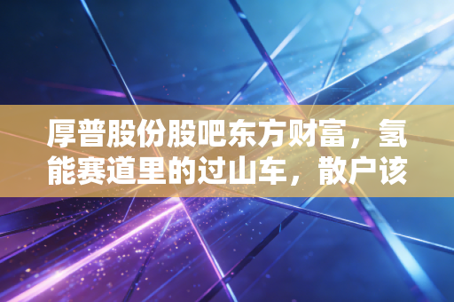 厚普股份股吧东方财富，氢能赛道里的过山车，散户该如何在喧嚣中寻找真相？