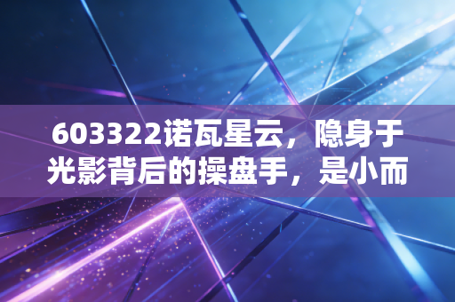 603322诺瓦星云，隐身于光影背后的操盘手，是小而美还是未来的巨头？