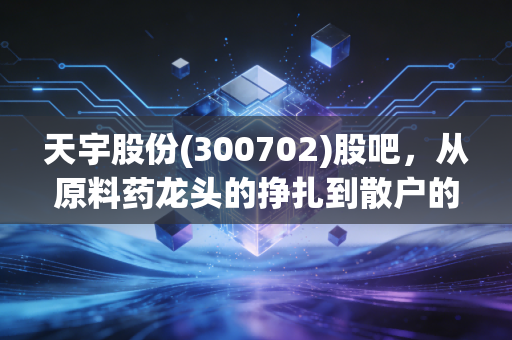 天宇股份(300702)股吧,从原料药龙头的挣扎到散户的焦虑,我们该如何看懂这只票?