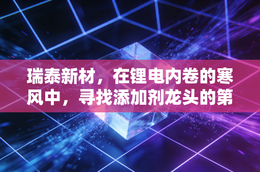 瑞泰新材，在锂电内卷的寒风中，寻找添加剂龙头的第二春
