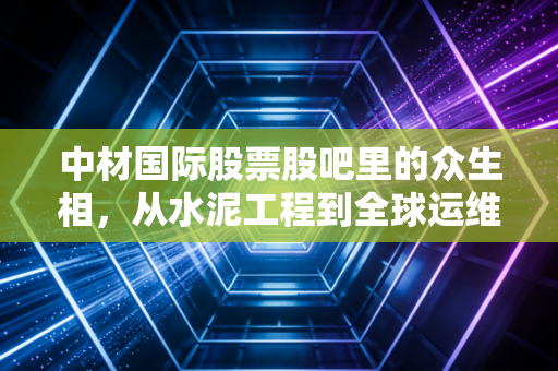 中材国际股票股吧里的众生相，从水泥工程到全球运维，我们该信故事还是业绩？