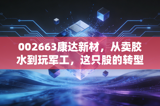 002663康达新材，从卖胶水到玩军工，这只股的转型路究竟有多难走？