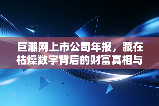 巨潮网上市公司年报,藏在枯燥数字背后的财富真相与人性博弈