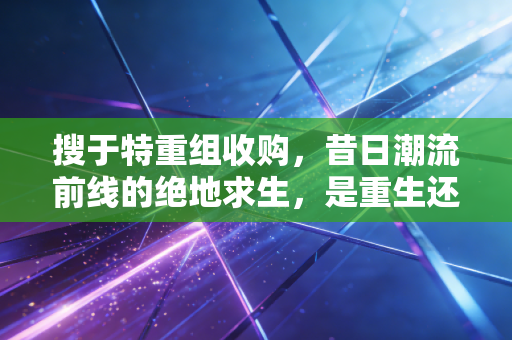 搜于特重组收购，昔日潮流前线的绝地求生，是重生还是幻灭？