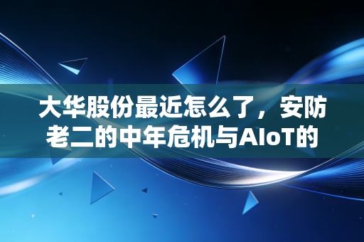 大华股份最近怎么了，安防老二的中年危机与AIoT的艰难突围