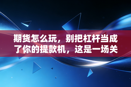 期货怎么玩，别把杠杆当成了你的提款机，这是一场关于人性的博弈
