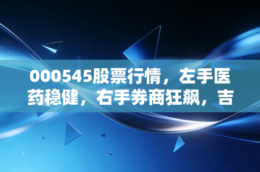 000545股票行情，左手医药稳健，右手券商狂飙，吉林敖东的双面人生究竟值不值得重仓？