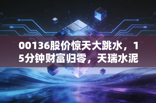 00136股价惊天大跳水，15分钟财富归零，天瑞水泥这记耳光打醒了谁？